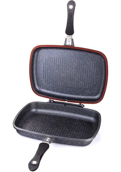 T/T Döküm Granit Martis Double Tava - 36 Cm fiyatları