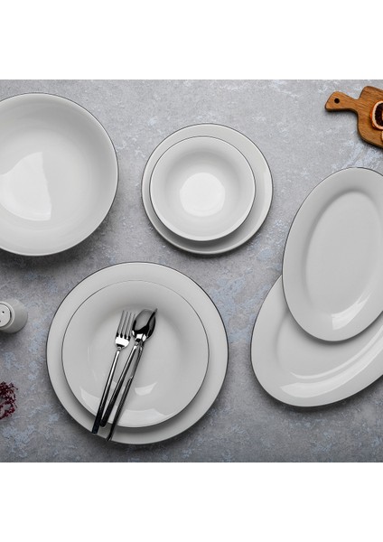 Capella Silver 30 Parça Yemek Takımı