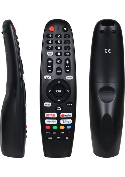 Strong Uyumlu ML43EW8000F Netflix, Youtube, Prime Video, Disney+ Tuşlu Ses Komutsuz LCD LED Tv Kumandası