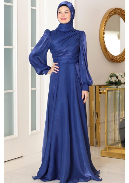 Bahar Tesettür Abiye Lacivert fırsatları