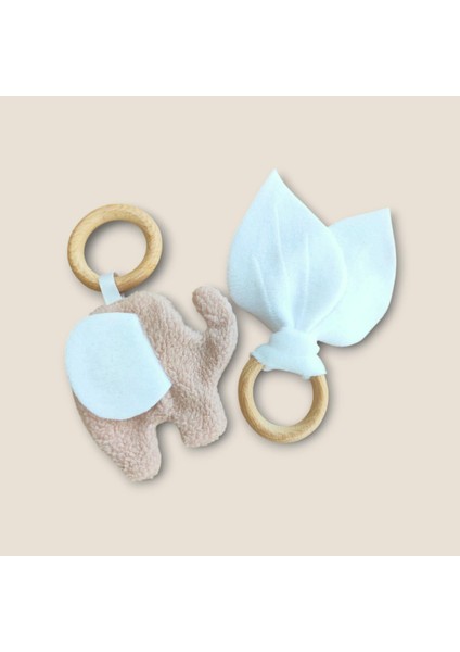 Bebek Fil Dişlik Bej set