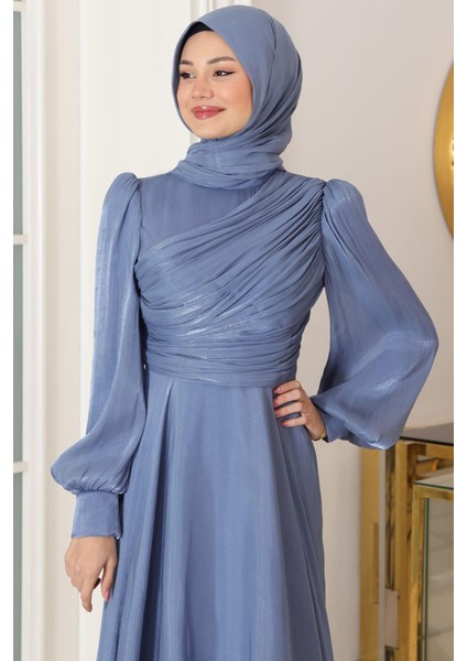 Bahar Tesettür Abiye Bebe Mavi fiyatları