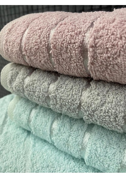 Line 3’lü El ve Yüz Havlu Seti – 50X90 cm %100 Pamuk, Yumuşak Dokulu,çizgili Desenli indirimleri