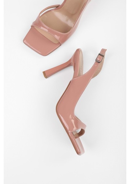 Kadın Tobian Somon Rugan Topuklu Ayakkabı modelleri