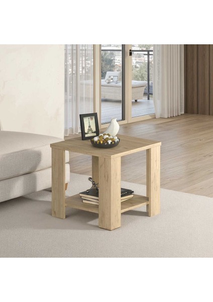 New Line Sehpa - Florida Meşe 50X48X50 cm