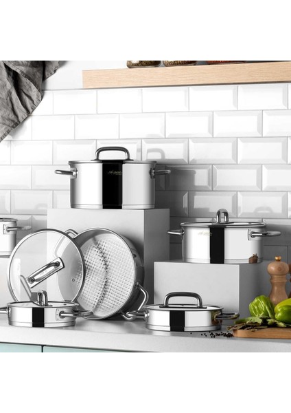 Studio Prestige 20 Parça Cam Kapak İdeal Çelik Çeyiz Seti fiyatları