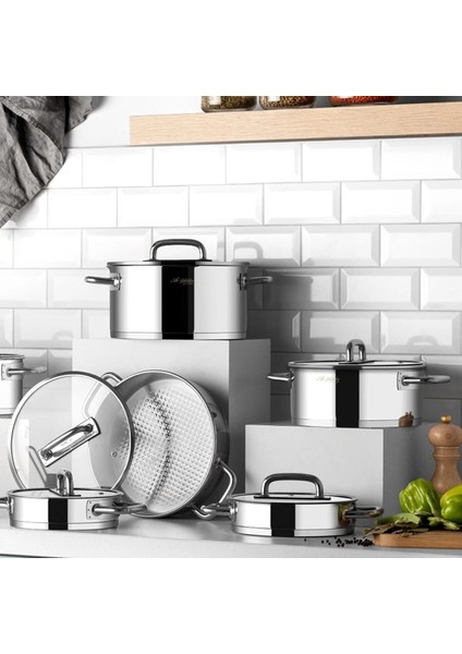 Studio Prestige 20 Parça Cam Kapak İdeal Çelik Çeyiz Seti fırsatları