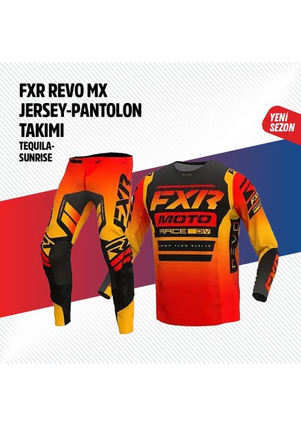 Fxr Turuncu Siyah Jersey Pantolon Takımı