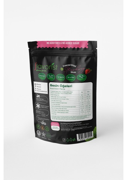 Dondurularak Kurutulmuş Çilek Dilimleri 20 gr 2'li Paket modelleri