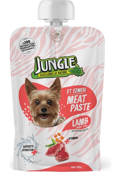 Köpek Et Ezmesi Taze Kuzulu&havuçlu 90 G