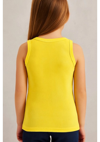 Pure Dots Kız Çocuk Fitilli Yazlık Sarı Body Bluz fiyatları