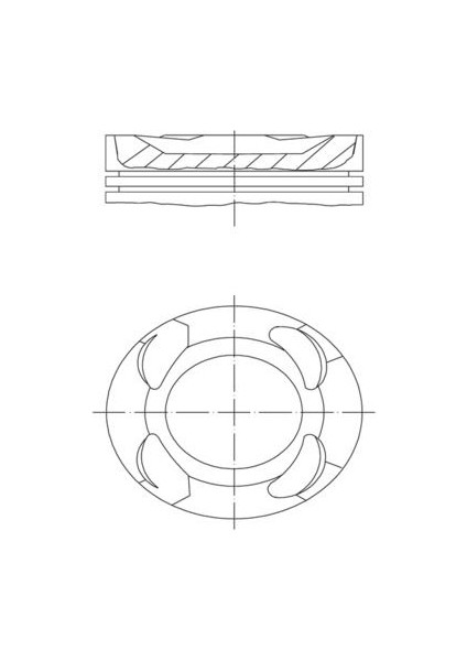 Piston Segman 82 mm Std Bmw B38 B15 A B58 B30 A F20 F30 F40 F45 F46 F32 F36 F48 F39 Almla