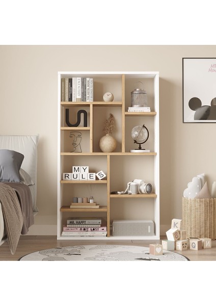 Korrion Kitaplık 124CM Sepet-Beyaz Kor1-Sw fiyatları