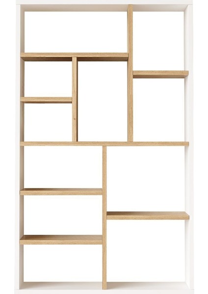 Korrion Kitaplık 124CM Sepet-Beyaz Kor1-Sw fırsatları