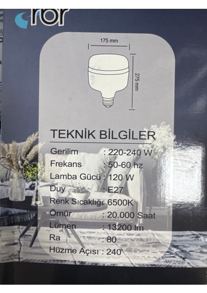 120 W Touch Ampul fiyatları