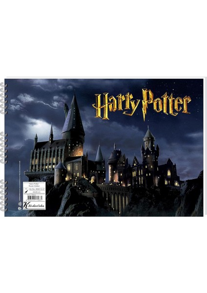 Harry Potter 25 x 35 cm 15 Yapraklı Spiralli Resim Defteri 300215