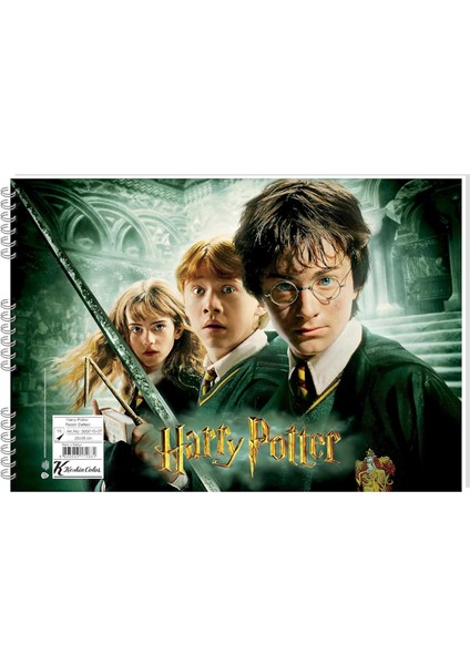Harry Potter 25 x 35 cm 15 Yapraklı Spiralli Resim Defteri 300215 fiyatları