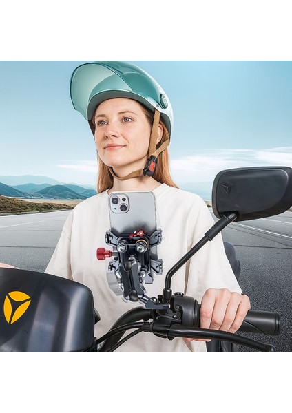 Profesyonel Alüminyum Alaşım Motosiklet & Bisiklet Uyumlu Telefon Tutucu – Ayarlanabilir Kilit Mekanizmalı, Su ve Darbe Dayanıklı, Çift Kilitleme Sistemi, Dikiz Ayna Montajlı Lanparte TX02-Z indirimleri