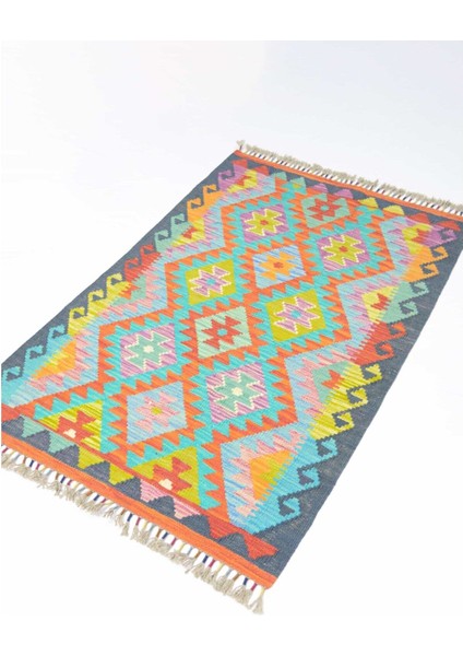 Yün Iplikten El Dokuma Afgan Kilim 82X124 cm (1.02 M²) modelleri