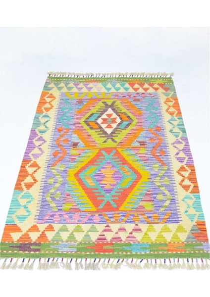 Yün Iplikten El Dokuma Afgan Kilim 86X122 cm (1.05 M²) fiyatları
