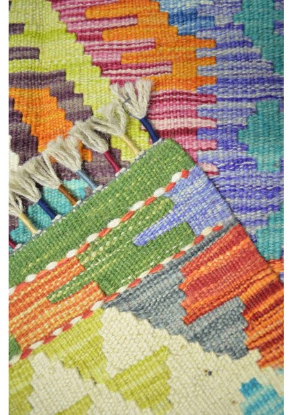 Yün Iplikten El Dokuma Afgan Kilim 86X122 cm (1.05 M²) indirimleri