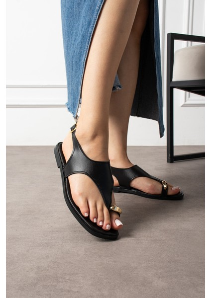 Maria Kadın Gold Yüzük Detaylı Günlük Sandalet fiyatları