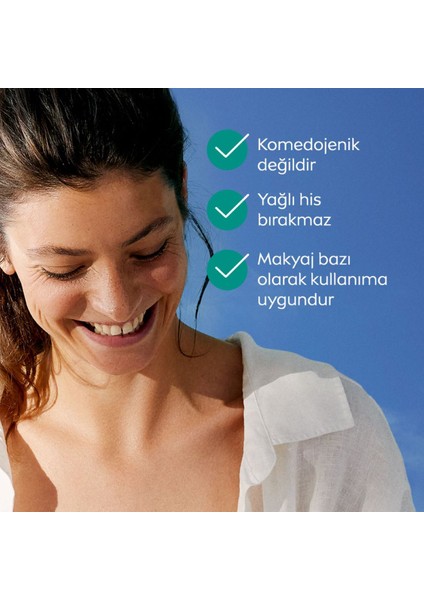 SPF50 Derma Skin Clear Yüz Kremi 40 Ml, Matlaştırıcı, Karnitin, Gliserin,niasinamid modelleri
