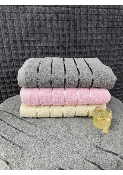 Line 3’lü El ve Yüz Havlu Seti – 50X90 cm %100 Pamuk, Yumuşak Dokulu,çizgili Desenli fiyatları