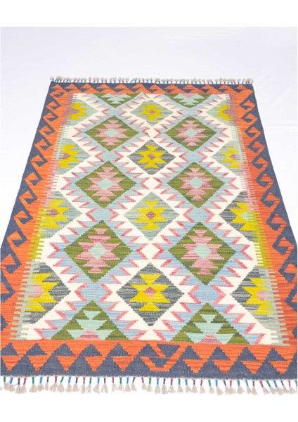 Yün Iplikten El Dokuma Afgan Kilim 100X150 cm (1.5 M²) fiyatları