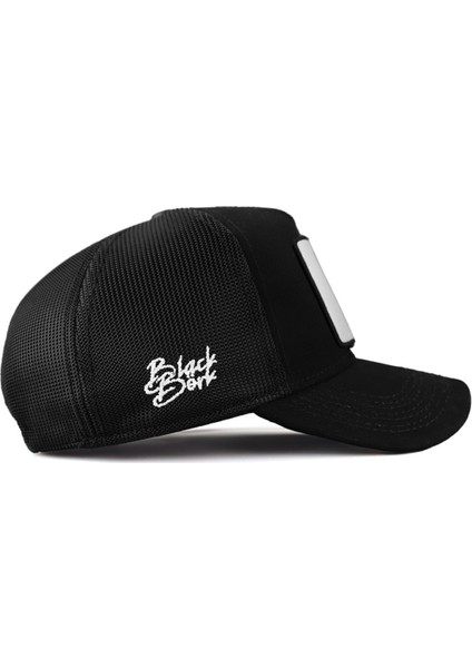 V1 Trucker Kurt - 2 Kod Logolu Unisex Siyah Şapka (Cap) fiyatları