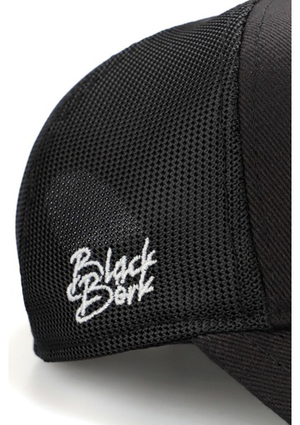 V1 Trucker Kurt - 2 Kod Logolu Unisex Siyah Şapka (Cap) modelleri