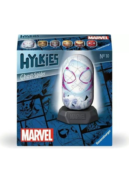 Hylkies Marvel Ghost-Spider 3D Puzzle Figür – 54 Parça Koleksiyon Puzzle Oyuncak modelleri