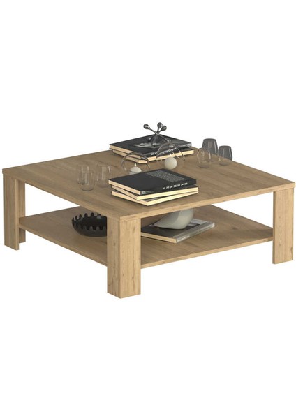 New Line Kare Orta Sehpa - Florida Meşe 90X42X90 cm fiyatları