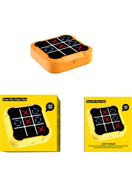 Üç Şirket Tic Tac Toe Yeni Masaüstü Oyun Makinesi Çocuk Düşünme Eğitimi Eğitici Oyuncaklar (Yurt Dışından)