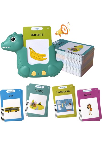 Erken Öğrenme Oyuncakları Dinozor Kart Yerleştirici Çocuk Eğitici Öğrenme Makinesi Oyuncak Kart Makinesi (Yurt Dışından) fiyatları