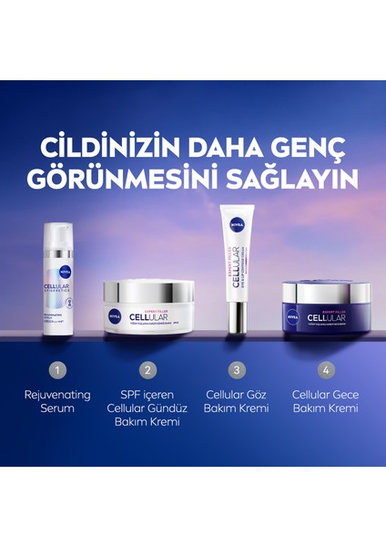 Cellular Epigenetics Rejuvenating Yüz Serumu 30ML, Genç Görünüm, Hyaluronik Asit