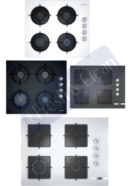 Bosch Pop0C6O12O/01-02-03-04/ Pop6C9O10O/01-02-03-04 Uyumlu Ocak Bek Takımı (8 Parça)