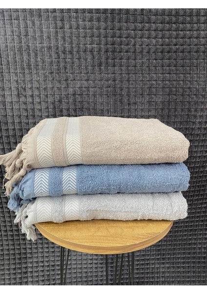 Lora 3’lü Banyo Havlusu Seti – 3 Adet 100X150 Cm, %100 Pamuk, Yumuşak Dokulu, Saçaklı Havlu modelleri