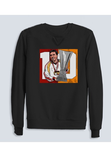 Legends George Hagi 10 Pamuklu Erkek Sweatshirt