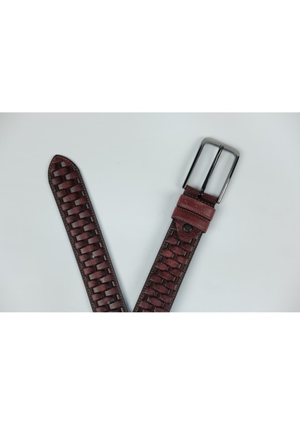%100 Deri 3.5 cm Tbk 001 Desenli Bordo fiyatları