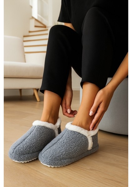 Kadın Panduf Ev Botu Ev Ayakkabısı Kalın Hafif Taban modelleri