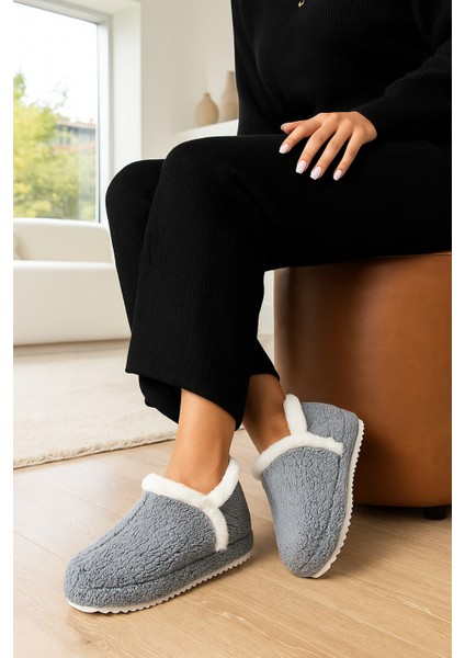 Kadın Panduf Ev Botu Ev Ayakkabısı Kalın Hafif Taban fırsatları