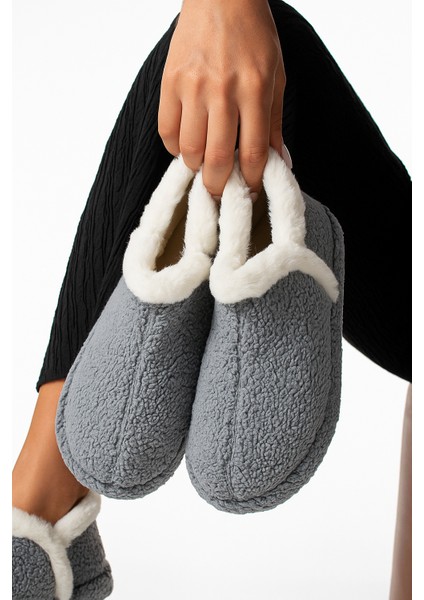 Kadın Panduf Ev Botu Ev Ayakkabısı Kalın Hafif Taban indirimleri