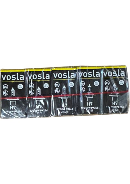 Far Ampulü H7 Kablolu 12V 55W Alman Malı 10 Adet Fiyatıdır