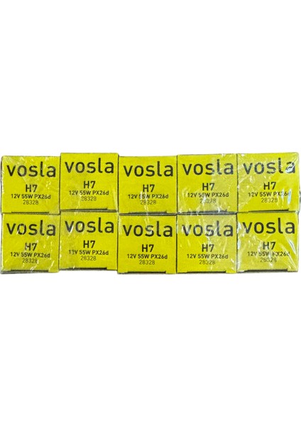 Far Ampulü H7 Kablolu 12V 55W Alman Malı 10 Adet Fiyatıdır fiyatları