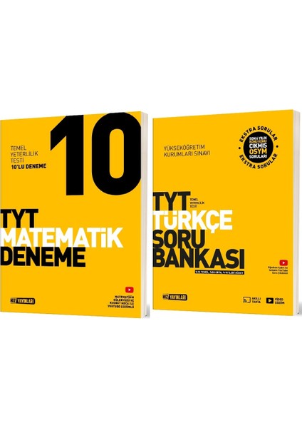 Hız Yayınları Tyt Matematik + Türkçe Deneme Seti 2 Kitap