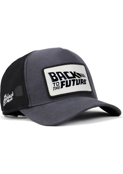 V2 Trucker Not Today - 3 Kod Logolu Unisex Antrasit-Siyah Şapka