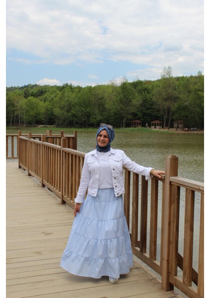 Katlı Fırfırlı Etek fırsatları