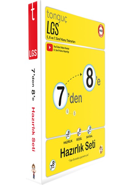 7'den 8'e ve 0'dan 8'e Hazırlık Seti
