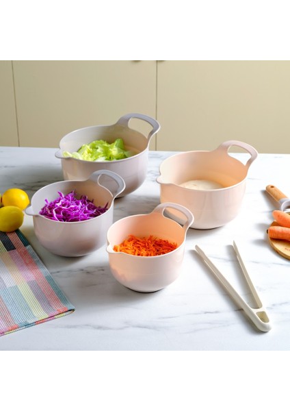 x Refika 4 Parça Karıştırma Kabı Seti